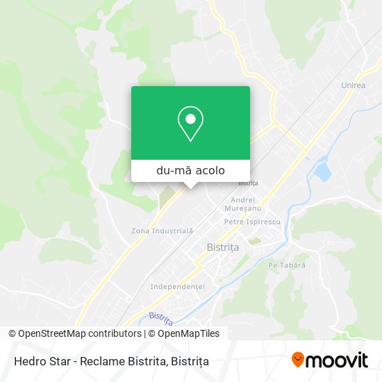Hartă Hedro Star - Reclame Bistrita