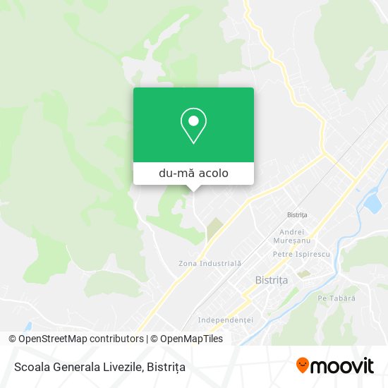 Hartă Scoala Generala Livezile