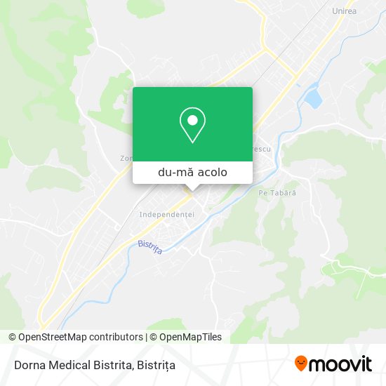 Hartă Dorna Medical Bistrita