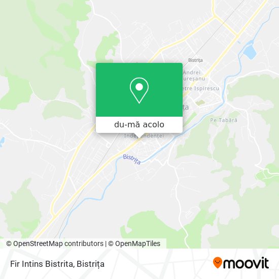 Hartă Fir Intins Bistrita