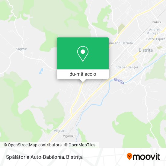 Hartă Spălătorie Auto-Babilonia