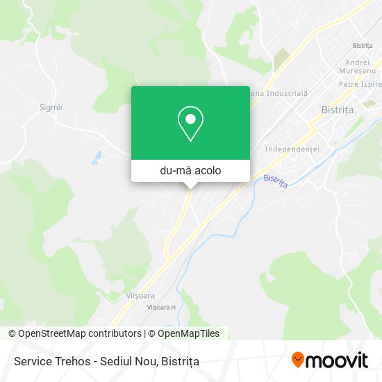 Hartă Service Trehos - Sediul Nou