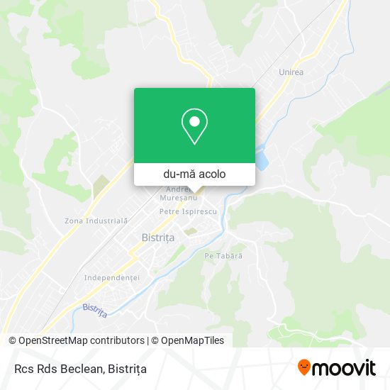 Hartă Rcs Rds Beclean