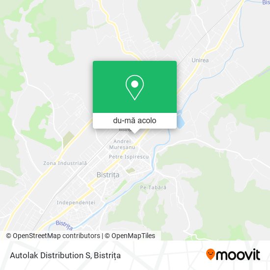 Hartă Autolak Distribution S