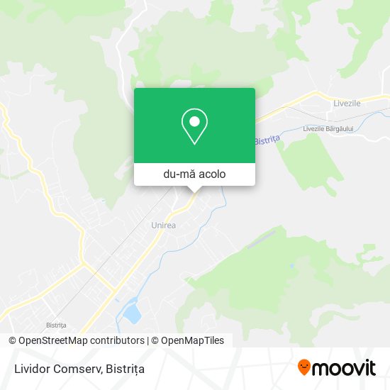 Hartă Lividor Comserv