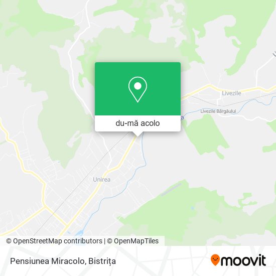 Hartă Pensiunea Miracolo