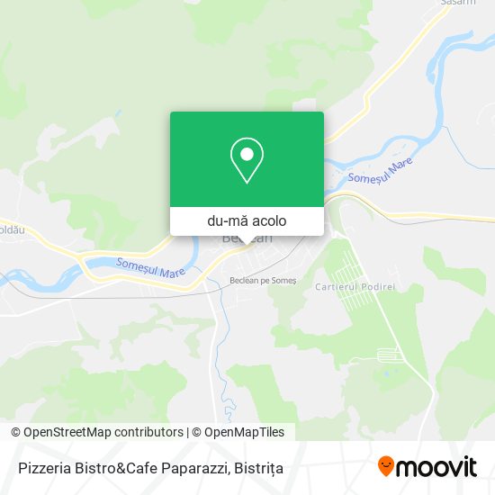 Hartă Pizzeria Bistro&Cafe Paparazzi