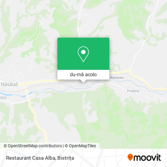 Hartă Restaurant Casa Alba