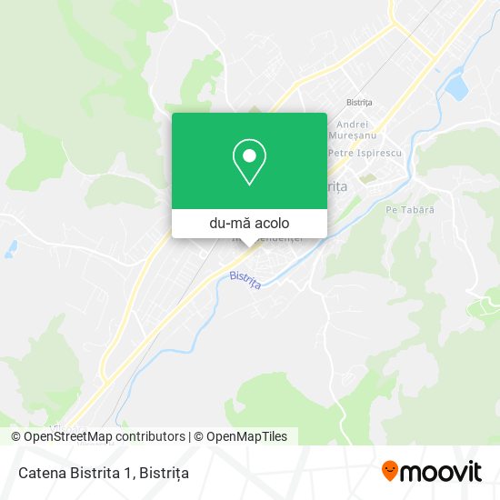 Hartă Catena Bistrita 1