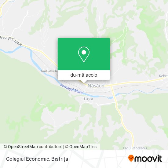 Hartă Colegiul Economic