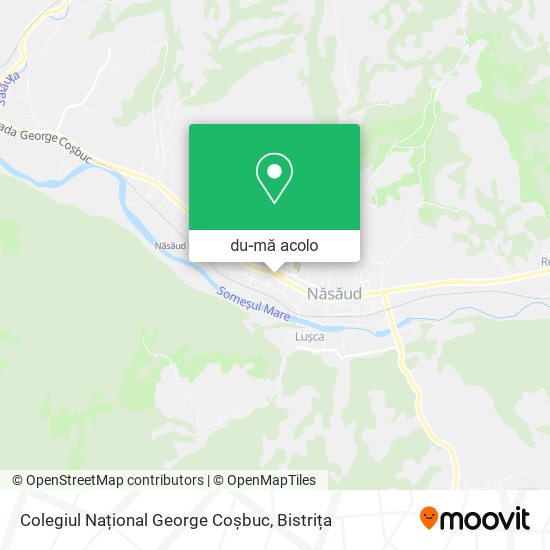 Hartă Colegiul Național George Coșbuc