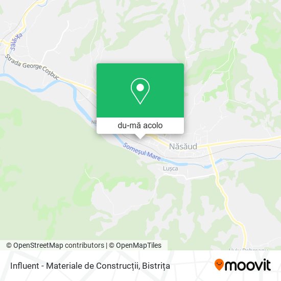 Hartă Influent - Materiale de Construcții