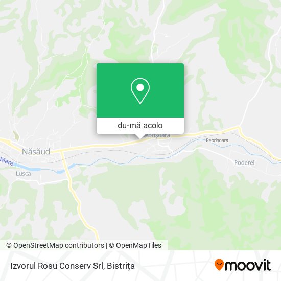 Hartă Izvorul Rosu Conserv Srl