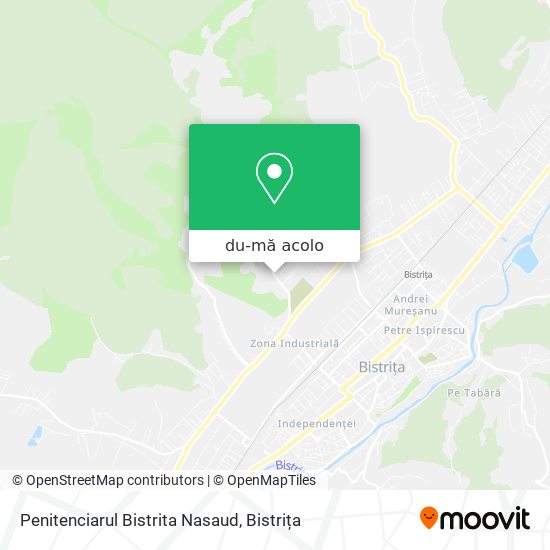 Hartă Penitenciarul Bistrita Nasaud