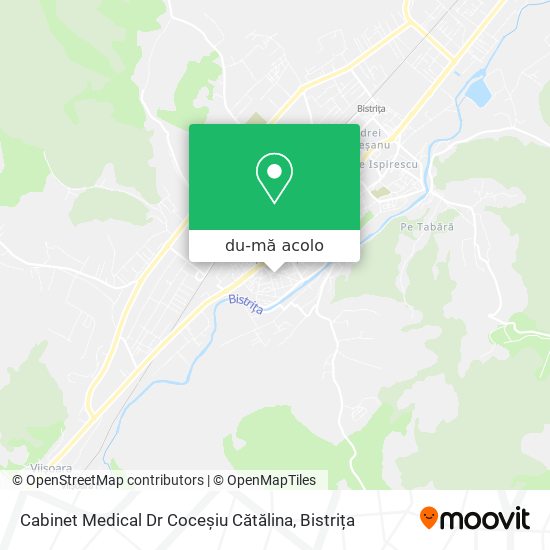 Hartă Cabinet Medical Dr Coceșiu Cătălina