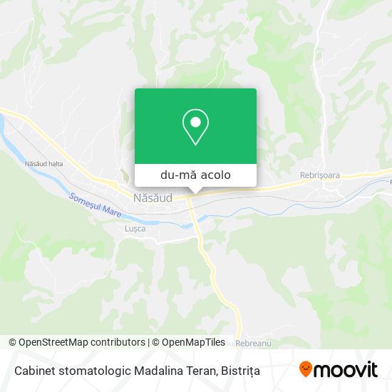 Hartă Cabinet stomatologic Madalina Teran