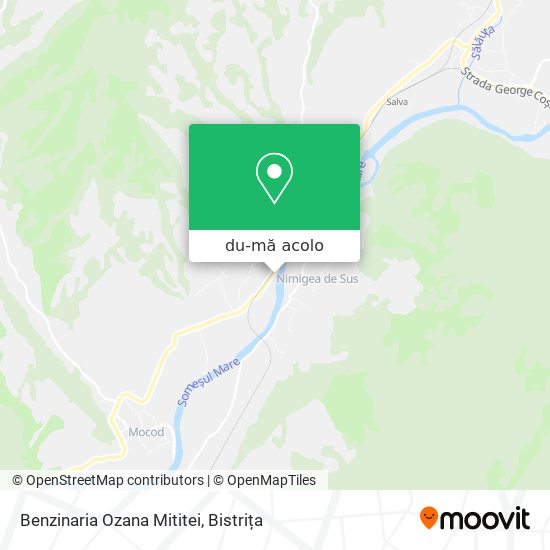 Hartă Benzinaria Ozana Mititei