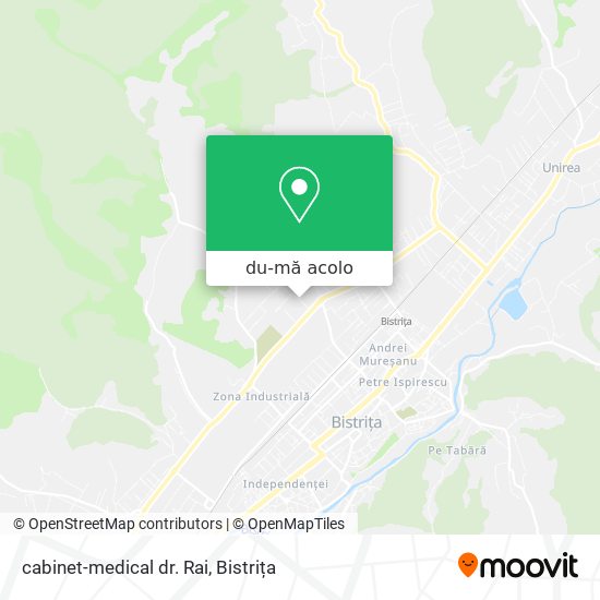 Hartă cabinet-medical dr. Rai