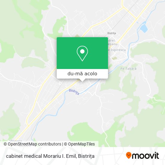 Hartă cabinet medical Morariu I. Emil
