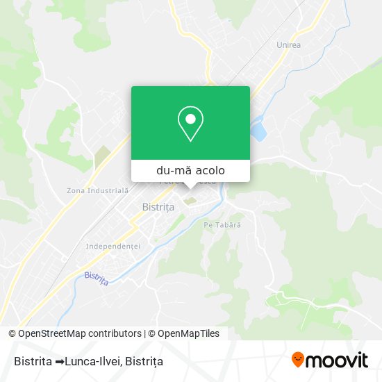 Hartă Bistrita ➡️Lunca-Ilvei