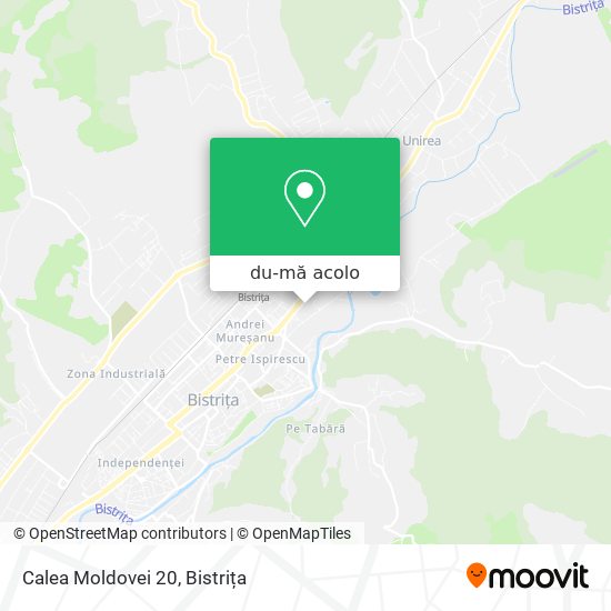 Hartă Calea Moldovei 20
