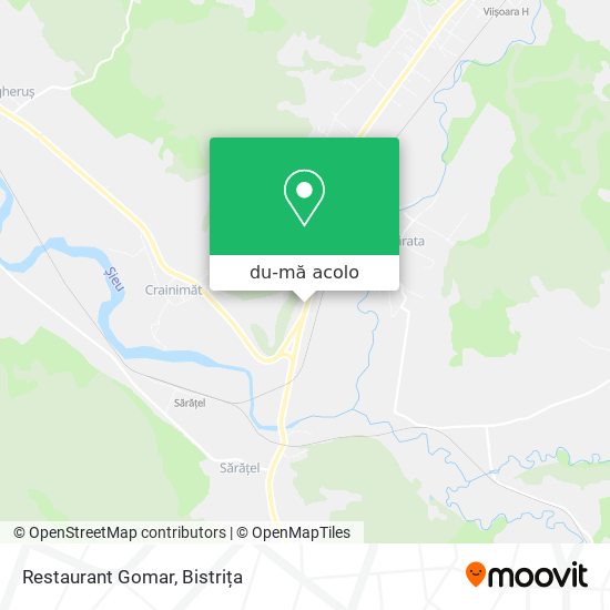 Hartă Restaurant Gomar
