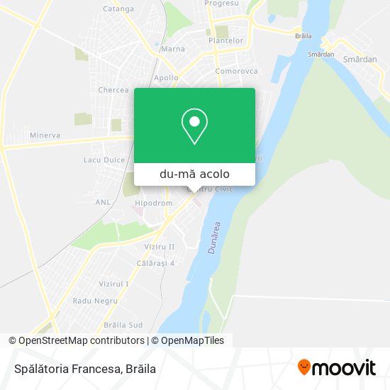 Hartă Spălătoria Francesa
