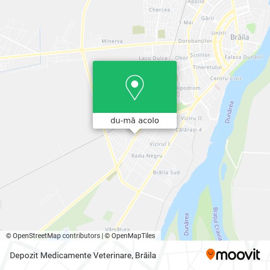 Hartă Depozit Medicamente Veterinare