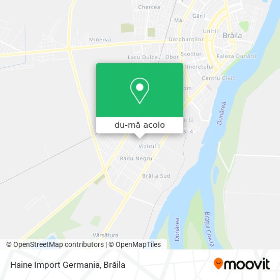 Hartă Haine Import Germania