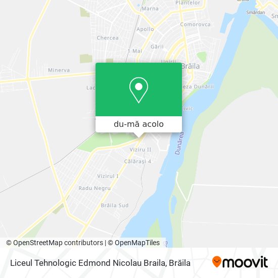 Hartă Liceul Tehnologic Edmond Nicolau Braila