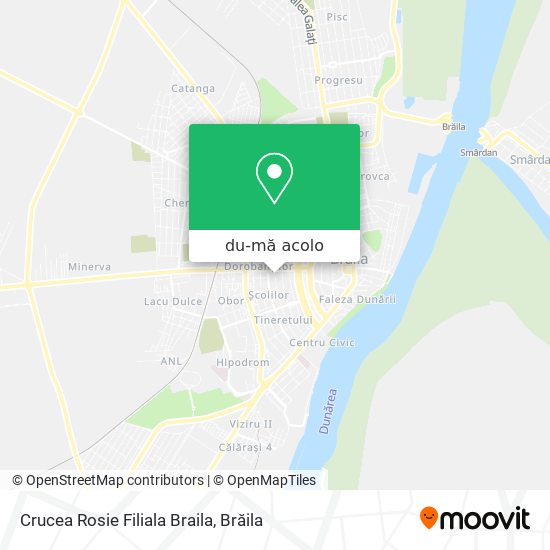 Hartă Crucea Rosie Filiala Braila