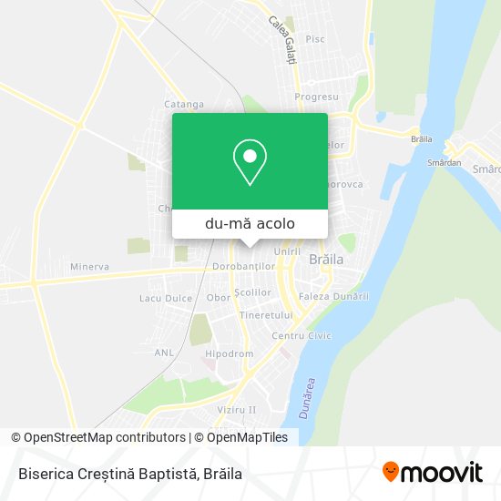 Hartă Biserica Creștină Baptistă