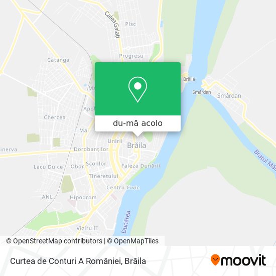 Hartă Curtea de Conturi A României