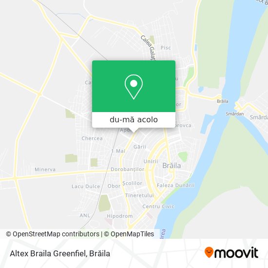 Hartă Altex Braila Greenfiel