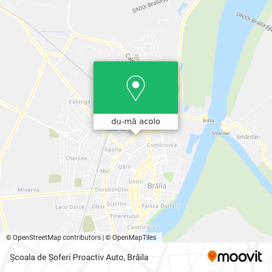 Hartă Școala de Șoferi Proactiv Auto