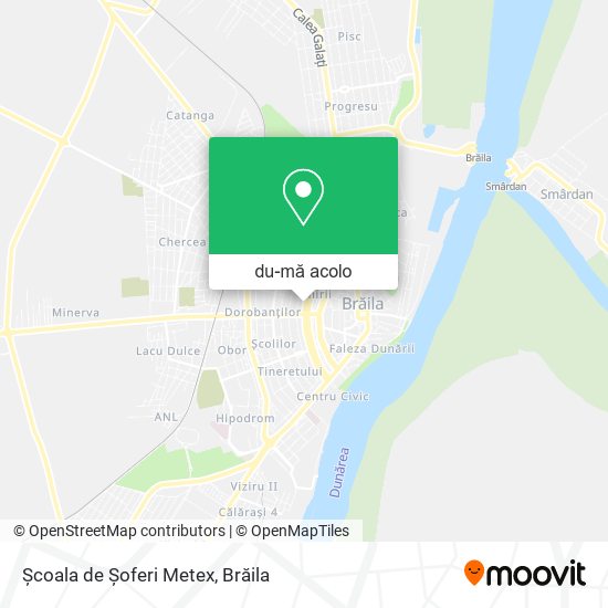 Hartă Școala de Șoferi Metex