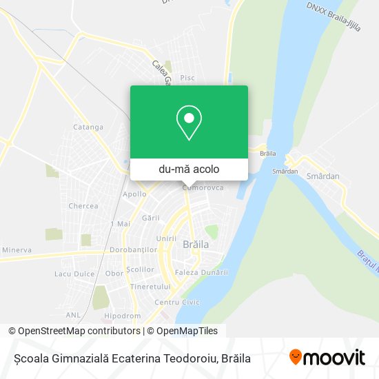 Hartă Școala Gimnazială Ecaterina Teodoroiu