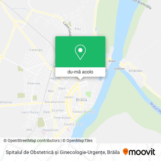 Hartă Spitalul de Obstetrică și Ginecologie-Urgențe