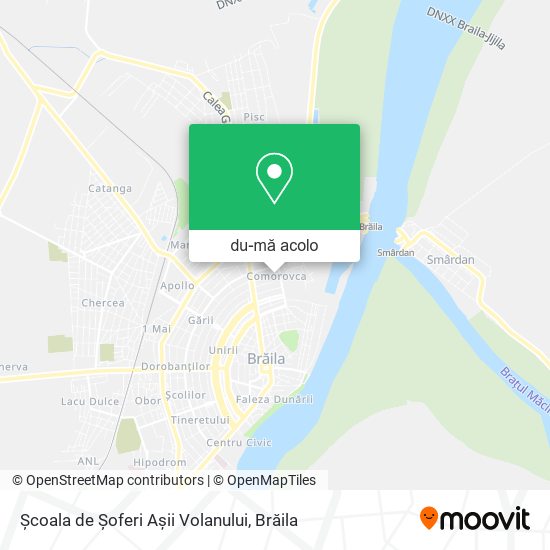 Hartă Școala de Șoferi Așii Volanului
