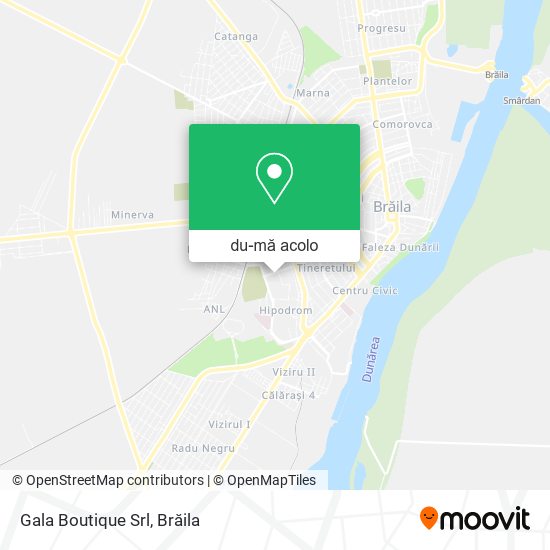 Hartă Gala Boutique Srl