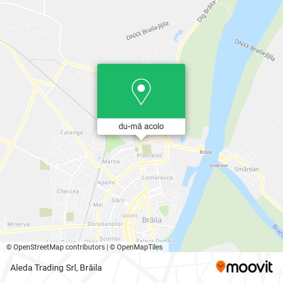 Hartă Aleda Trading Srl