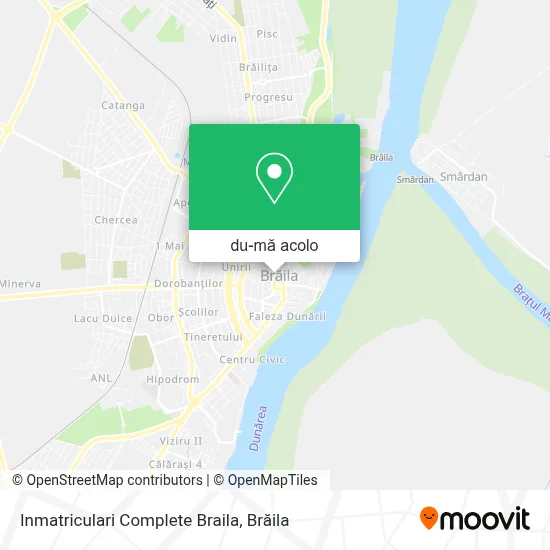 Hartă Inmatriculari Complete Braila