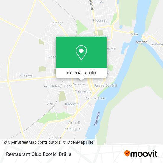 Hartă Restaurant Club Exotic