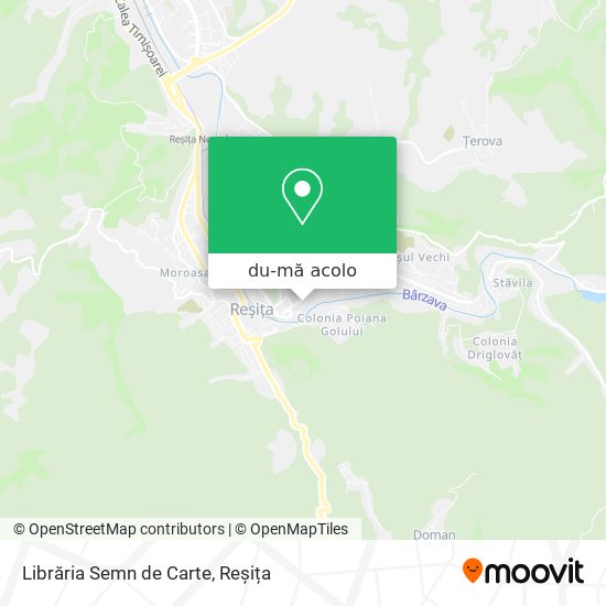 Hartă Librăria Semn de Carte