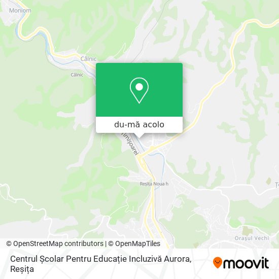 Hartă Centrul Școlar Pentru Educație Incluzivă Aurora