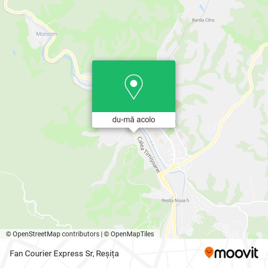 Hartă Fan Courier Express Sr