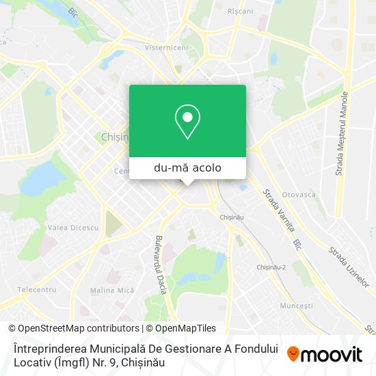 Hartă Întreprinderea Municipală De Gestionare A Fondului Locativ (Îmgfl) Nr. 9