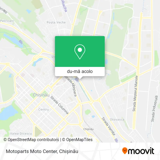 Hartă Motoparts Moto Center