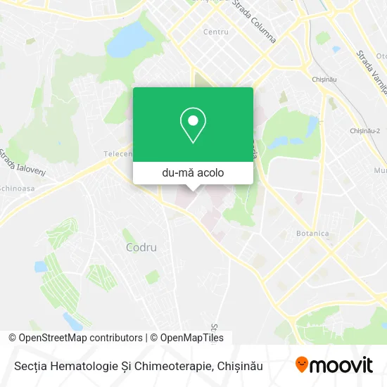 Hartă Secția Hematologie Și Chimeoterapie