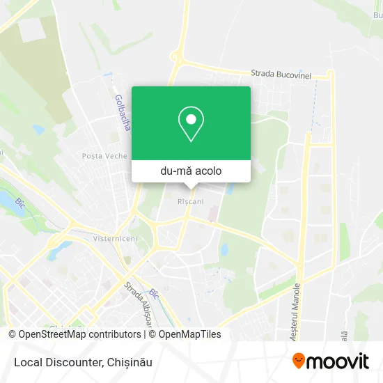 Hartă Local Discounter